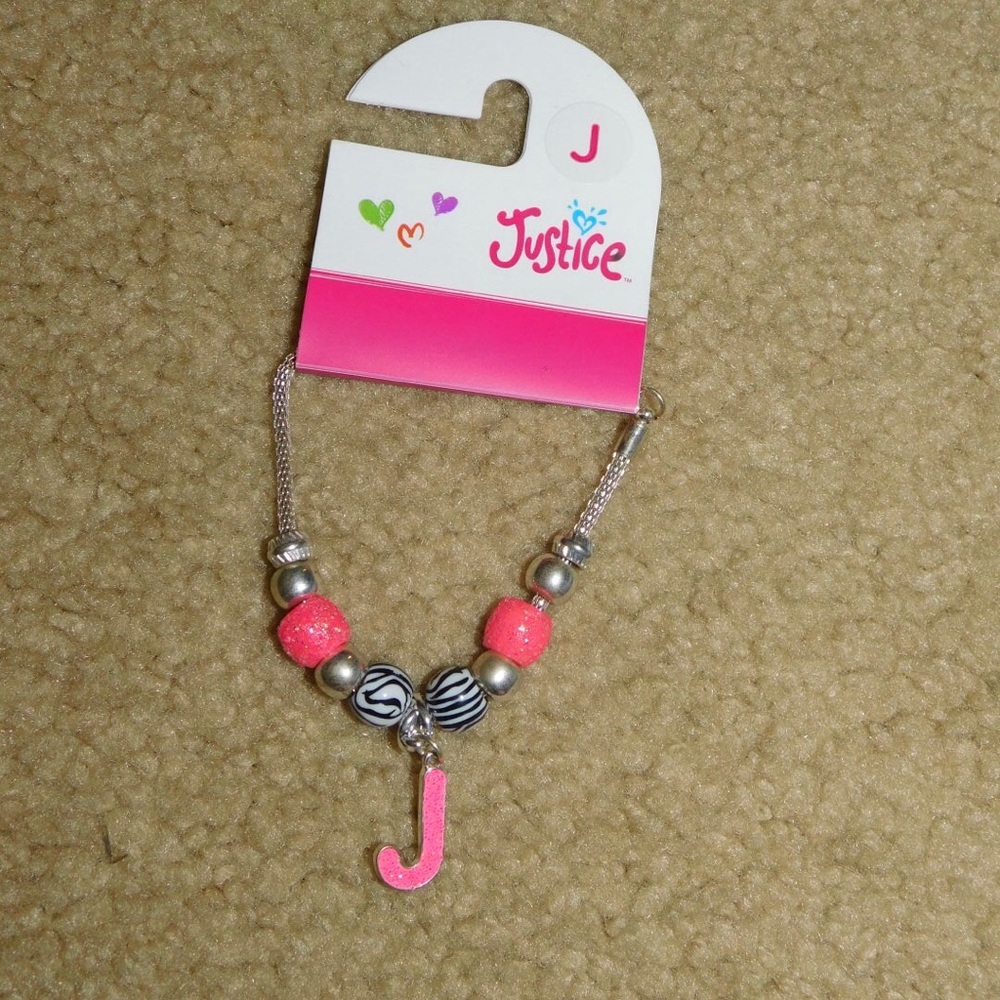 A letter J bracelet